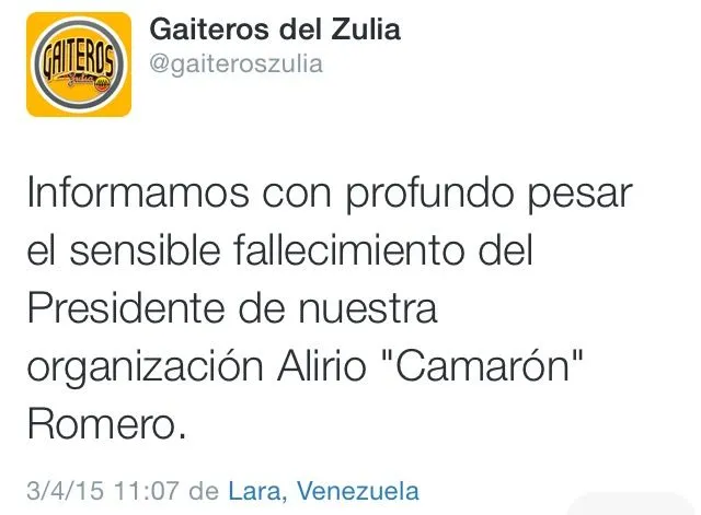 El baloncesto venezolano de luto por la muerte de “Camarón” Romero ...