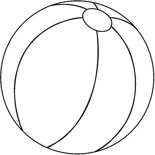 Pelota de playa dibujo pintar - Imagui