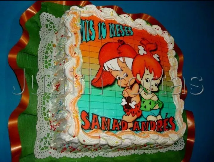 Bambam y Pebbles | Tortas decoradas con Merengue o Cremas | Pinterest