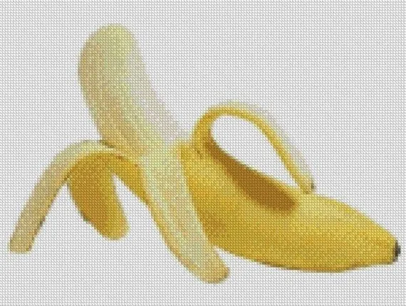 Banana Cross Stitch Pattern por jennionenote en Etsy Banana Cross Stitch Pattern por jennionenote en Etsy