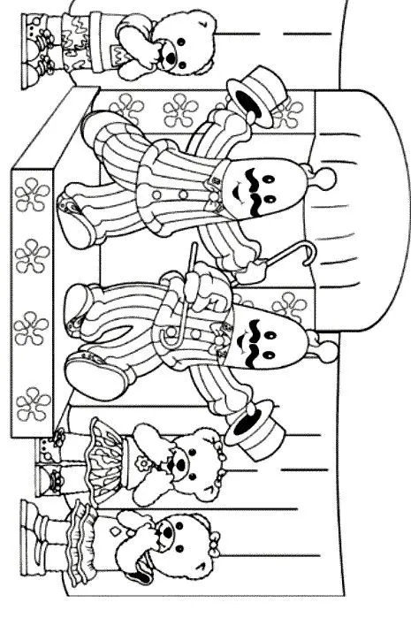 Bananas de Pijama desenhos para colorir pintar e imprimir do B1 e ...