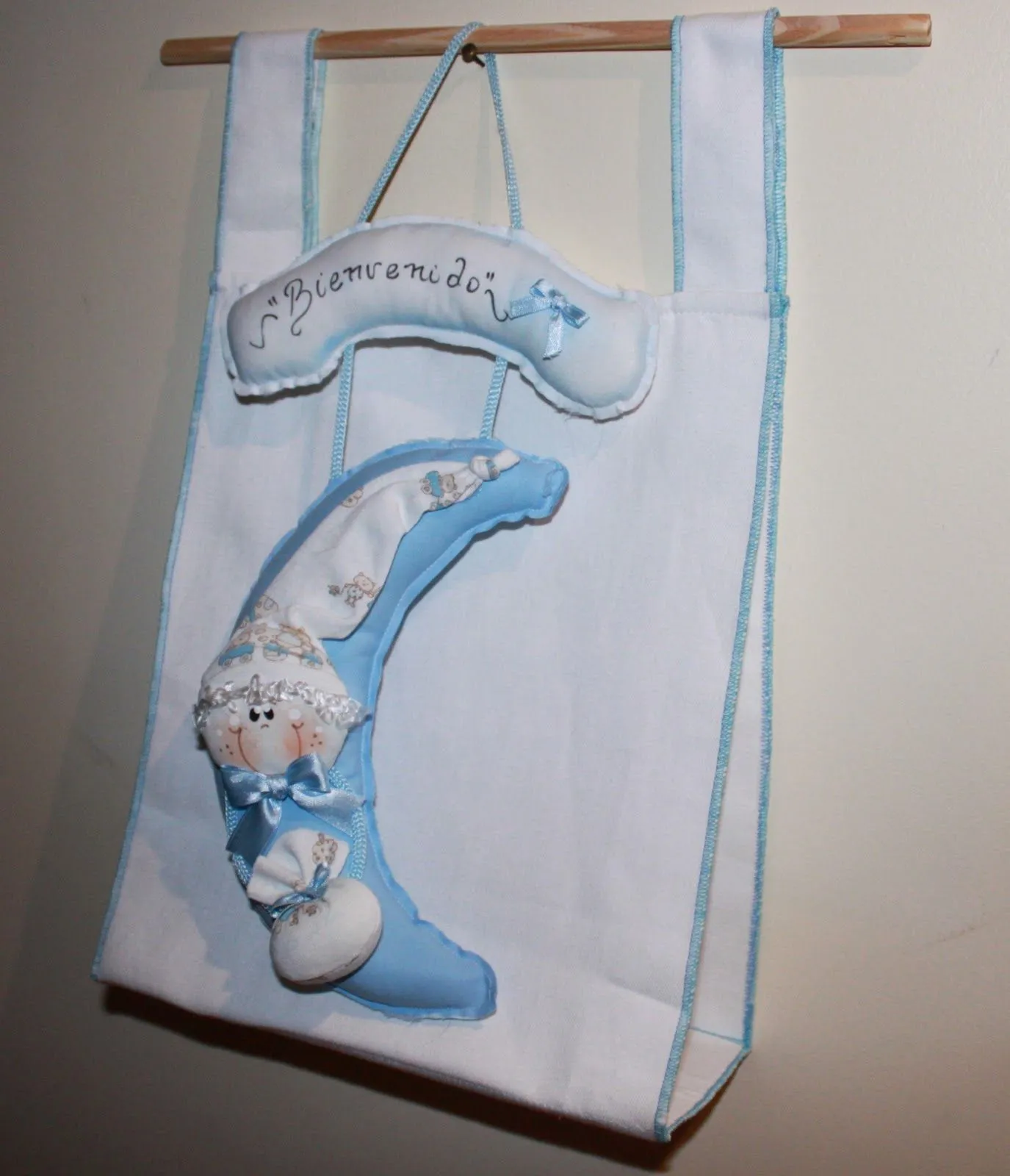 Banbin Artesanías: Pañalera en tela Banbin Artesanías: Pañalera en tela