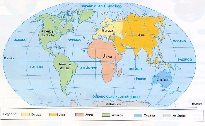 Banco de Atividades: GEOGRAFIA - o planisfério Banco de Atividades: GEOGRAFIA - o planisfério