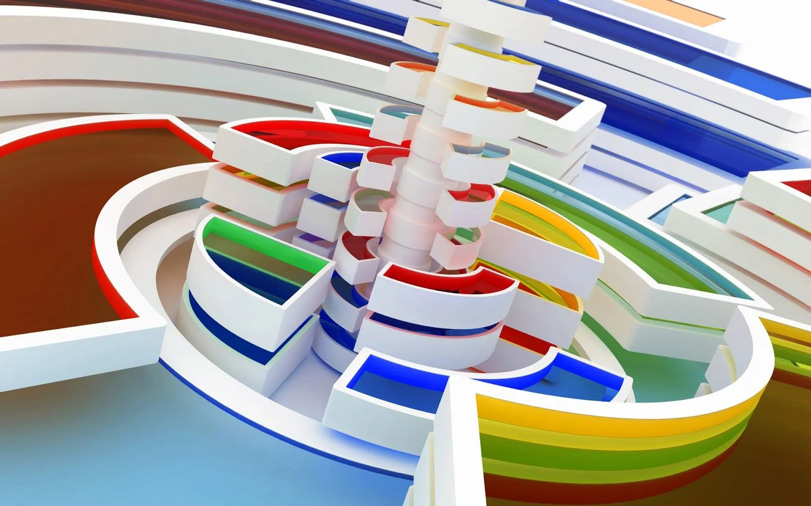 BANCO DE IMÁGENES: 14 fondos de figuras abstractas en 3D con ...