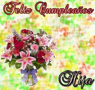 Banco de Imagenes y fotos gratis: Feliz Cumpleaños Hija