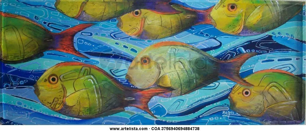 Banco de peces Magoz Gonzalez Beherenz- Artelista. Banco de peces Magoz Gonzalez Beherenz- Artelista.