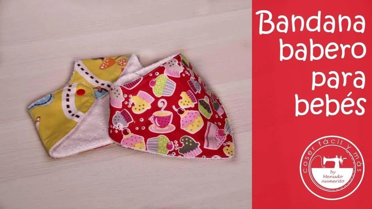 Bandana o babero para bebés (patrones gratis) - YouTube Bandana o babero para bebés (patrones gratis) - YouTube