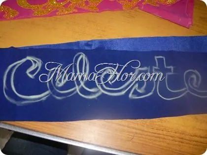 Como hacer Bandas para Reinas - Manualidades MamaFlor Como hacer Bandas para Reinas - Manualidades MamaFlor