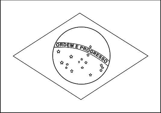 Bandera de Brasil para colorear e imprimir - Imagui Bandera de Brasil para colorear e imprimir - Imagui