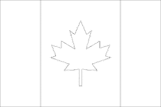 Bandera de Canadá para colorear | Dibujos para Colorear Infantil Bandera de Canadá para colorear | Dibujos para Colorear Infantil