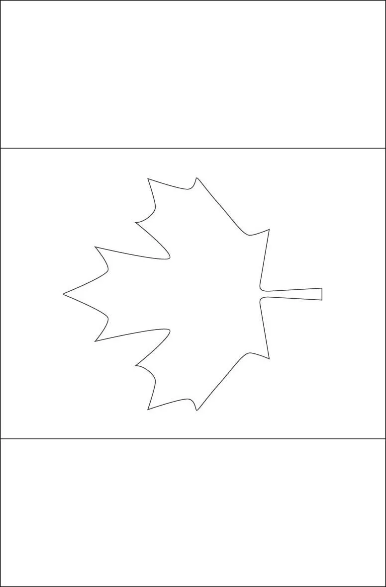 Bandera de Canadá para Colorear - Para Imprimir Gratis ... Bandera de Canadá para Colorear - Para Imprimir Gratis ...