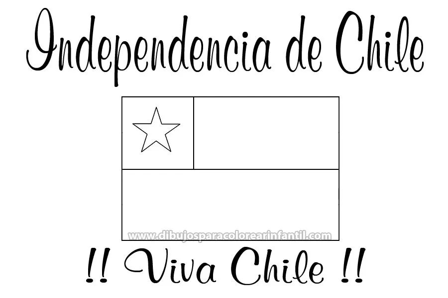 Bandera chilena para colorear e imprimir - Imagui Bandera chilena para colorear e imprimir - Imagui