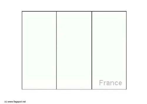 Bandera francia para colorear - Imagui