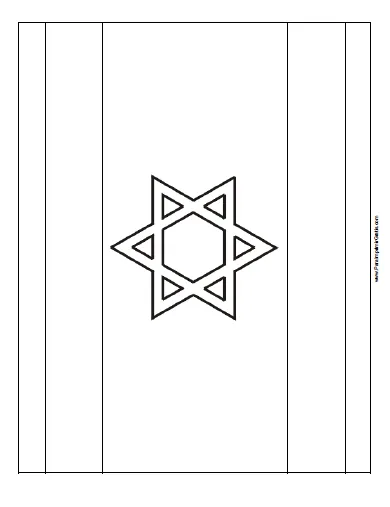 Bandera de Israel para Colorear - Para Imprimir Gratis ... Bandera de Israel para Colorear - Para Imprimir Gratis ...