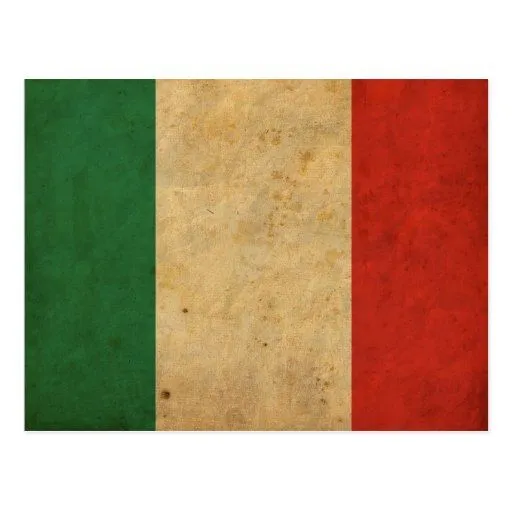 Bandera de Italia del vintage Tarjeta Postal de Zazzle. Bandera de Italia del vintage Tarjeta Postal de Zazzle.