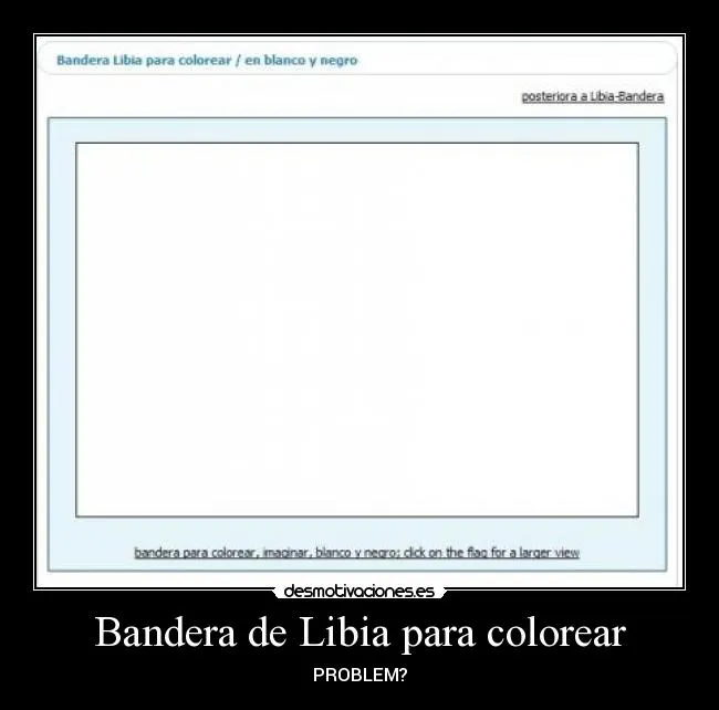 Bandera de Libia para colorear | Desmotivaciones