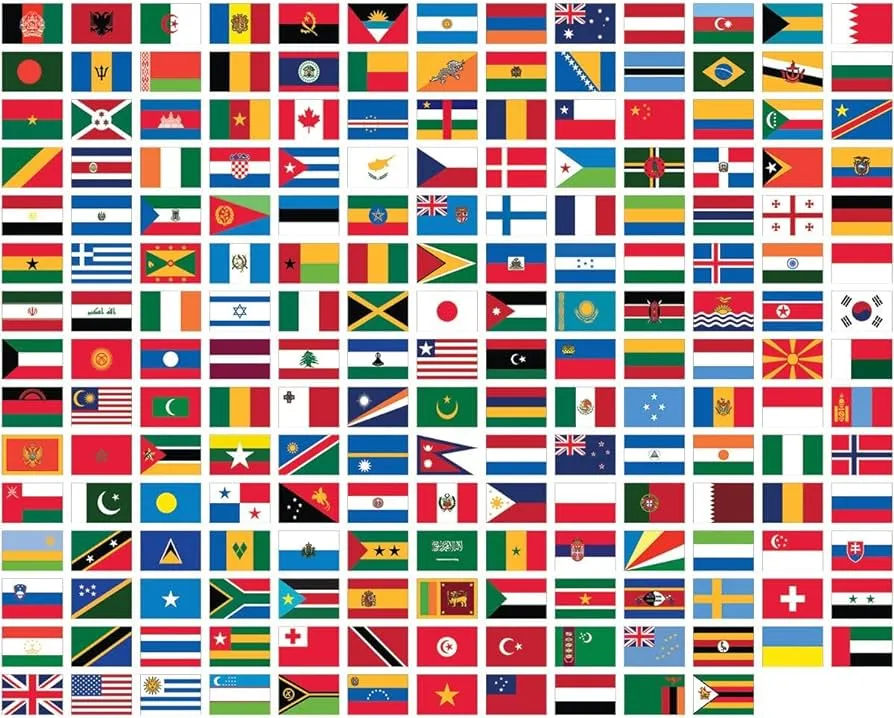 Bandera de las Naciones Unidas de poliéster de 7,62 x 12,7 cm, juego de Bandera de las Naciones Unidas de poliéster de 7,62 x 12,7 cm, juego de