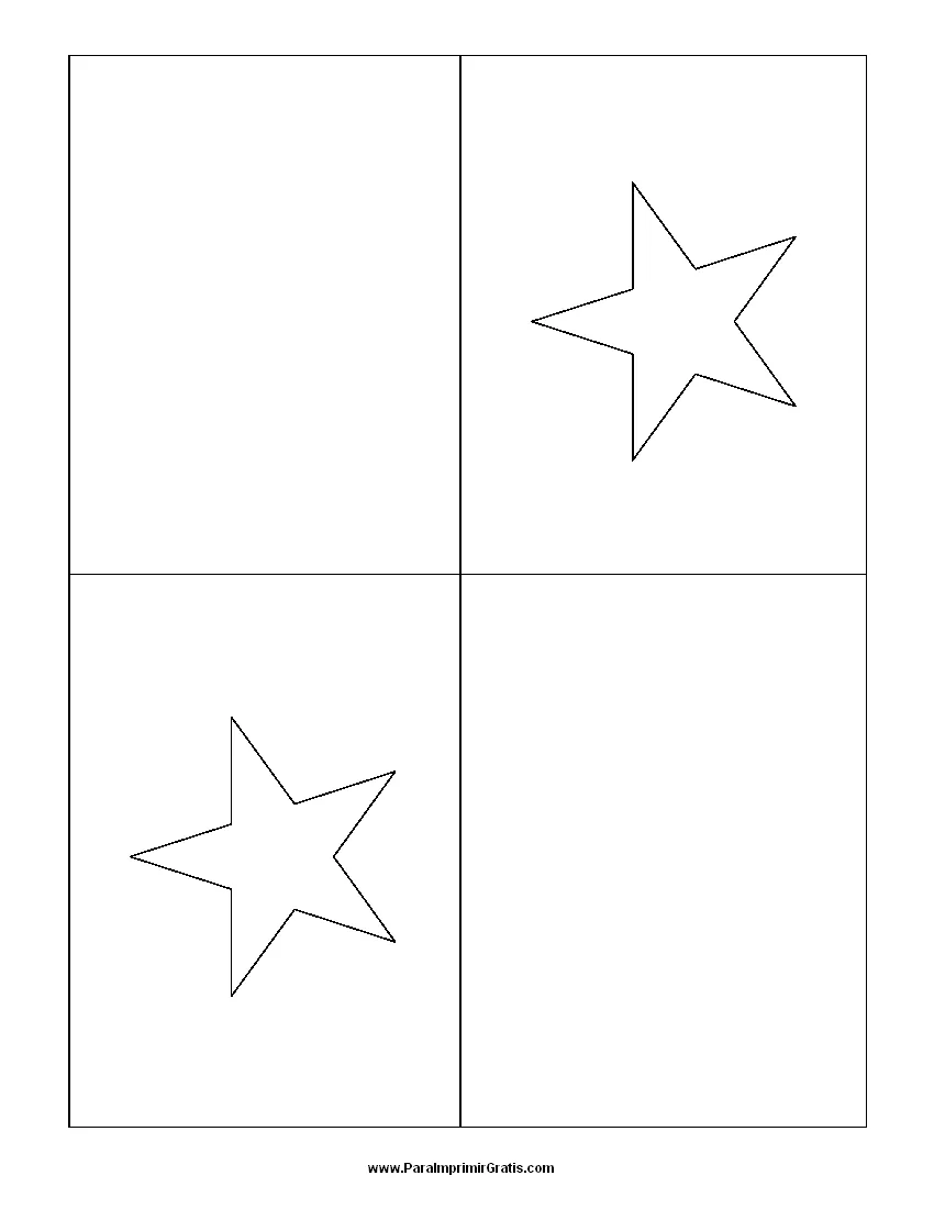 Bandera de Panamá para Colorear - Para Imprimir Gratis ... Bandera de Panamá para Colorear - Para Imprimir Gratis ...