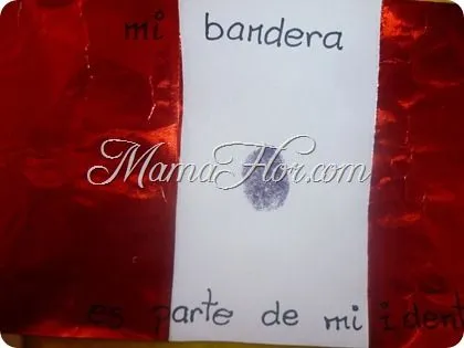 Como hacer una Bandera Peruana - Manualidades MamaFlor Como hacer una Bandera Peruana - Manualidades MamaFlor