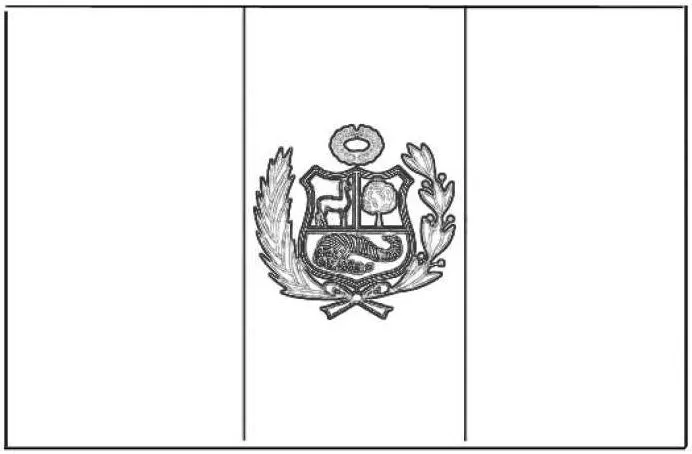 LA BANDERA DEL PERUpara colorear - Imagui