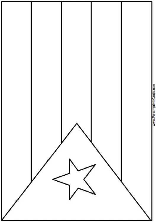Bandera de Puerto Rico para Colorear - Para Imprimir Gratis ... Bandera de Puerto Rico para Colorear - Para Imprimir Gratis ...