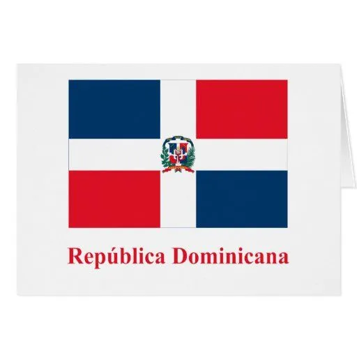 Bandera de la República Dominicana con nombre en e Tarjetas de Zazzle. Bandera de la República Dominicana con nombre en e Tarjetas de Zazzle.