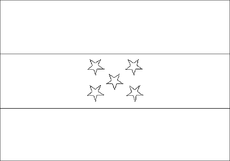 Dibujo para colorear de la bandera de venezuela con 8 estrellas ...