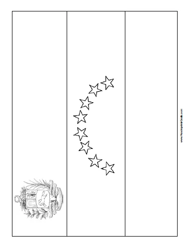 Bandera de Venezuela para Colorear - Para Imprimir Gratis ... Bandera de Venezuela para Colorear - Para Imprimir Gratis ...