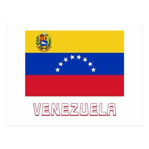 Bandera de Venezuela con nombre Postal | Zazzle Bandera de Venezuela con nombre Postal | Zazzle
