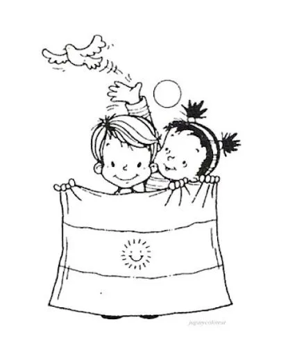 Dibujos dia de la bandera del peru - Imagui