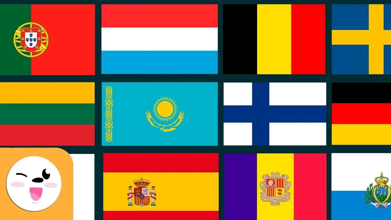 Las banderas de Europa para niños - Geografía para niños - YouTube