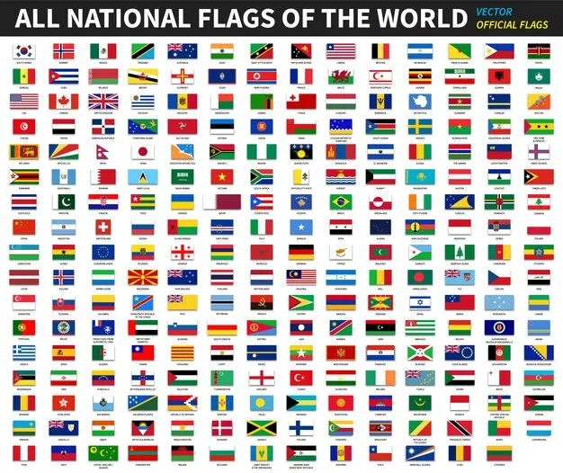 Banderas de los estados miembros de las naciones unidas banderas nacionales planas de los países de las naciones unidas onu | Vector Premium Banderas de los estados miembros de las naciones unidas banderas nacionales planas de los países de las naciones unidas onu | Vector Premium