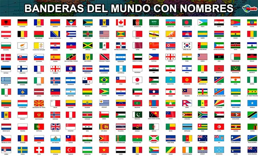 Banderas del Mundo 2023 - Nombres, Imágenes y Juego