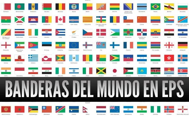 Banderas del Mundo en formato EPS | CUARTO REY Banderas del Mundo en formato EPS | CUARTO REY