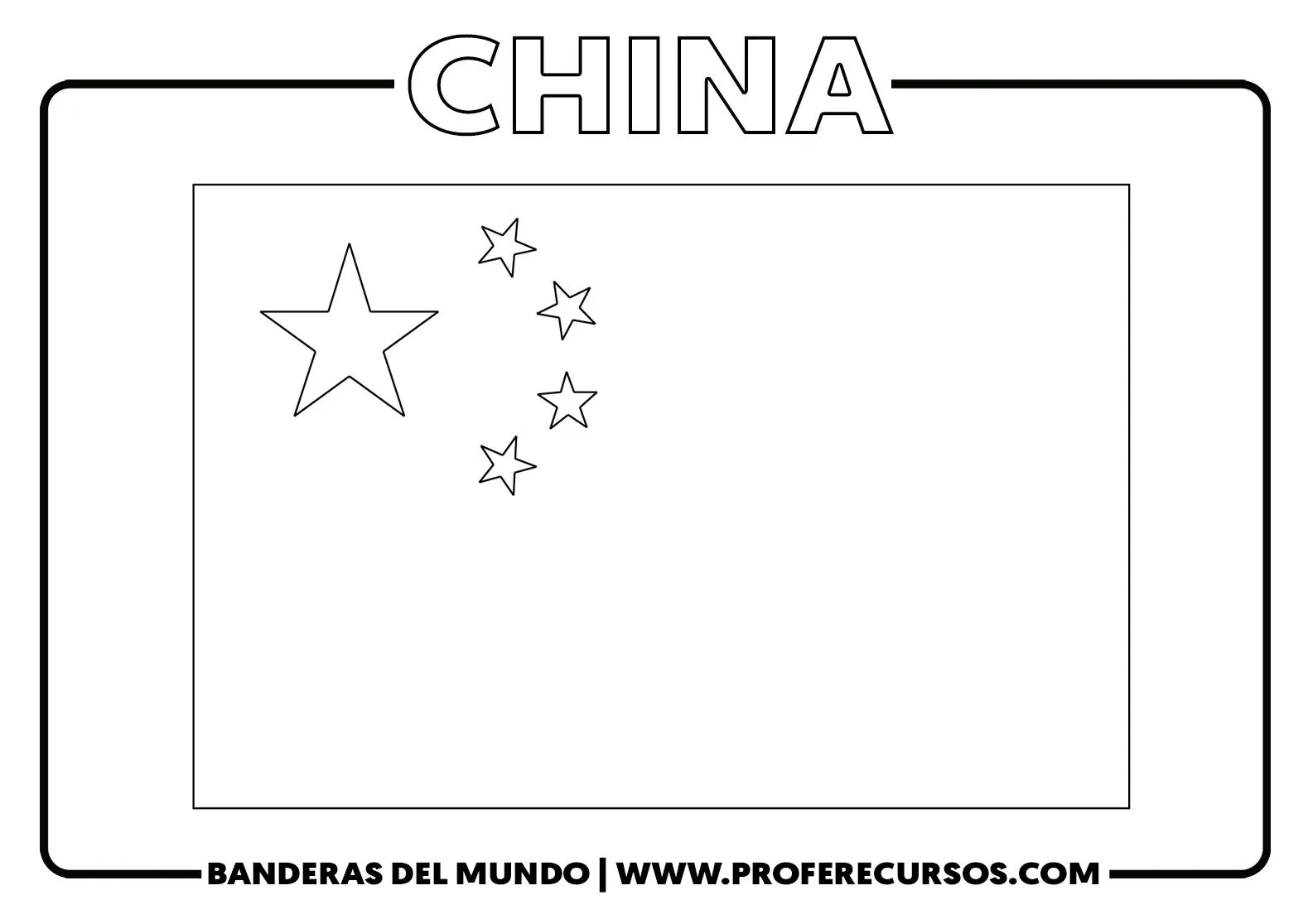 BANDERAS de Países para COLOREAR | Para Imprimir BANDERAS de Países para COLOREAR | Para Imprimir