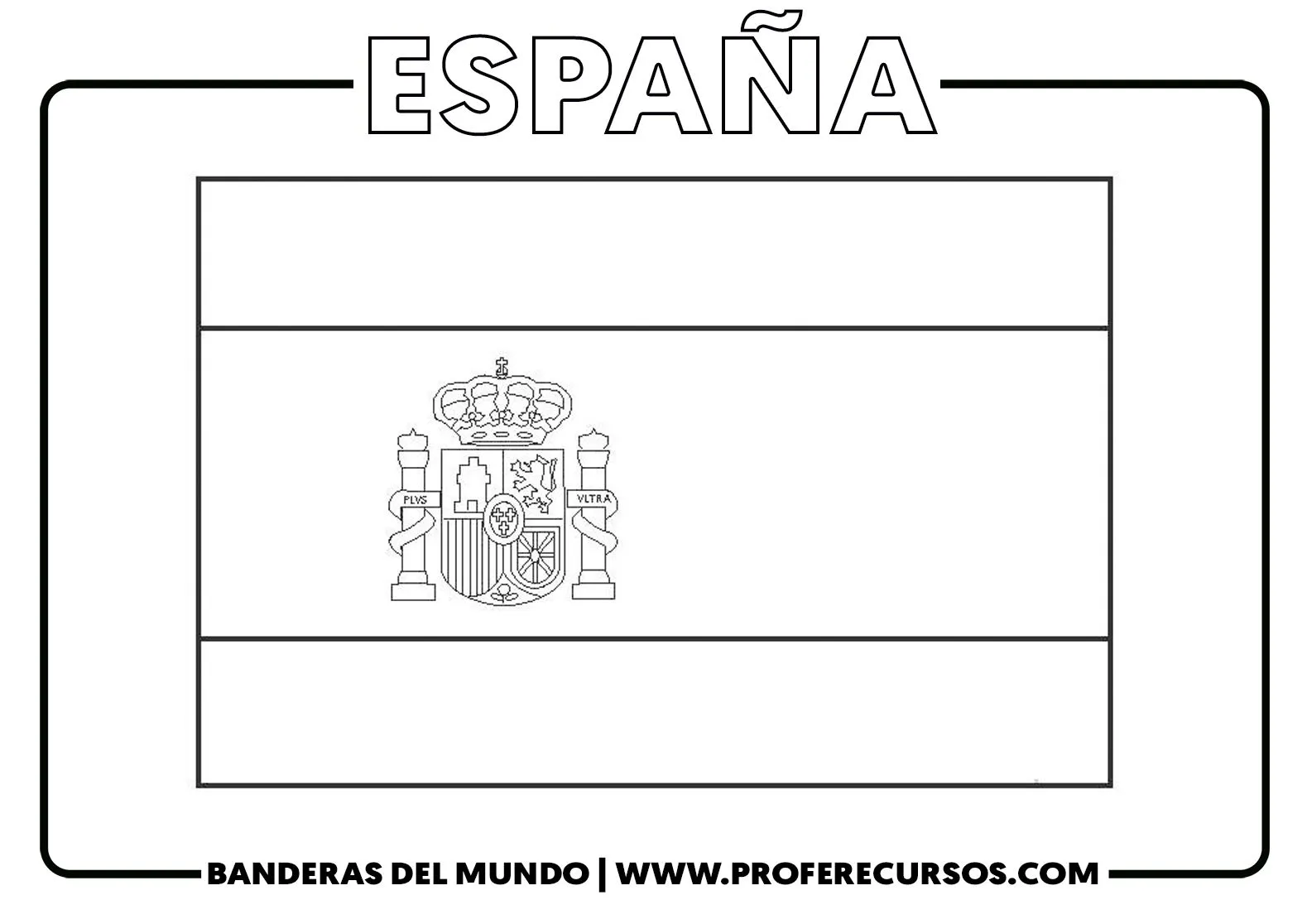 BANDERAS de Países para COLOREAR | Para Imprimir BANDERAS de Países para COLOREAR | Para Imprimir