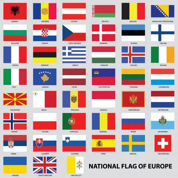 Banderas de los países de Europa | Capitales de europa, Banderas de europa,  Banderas europeas