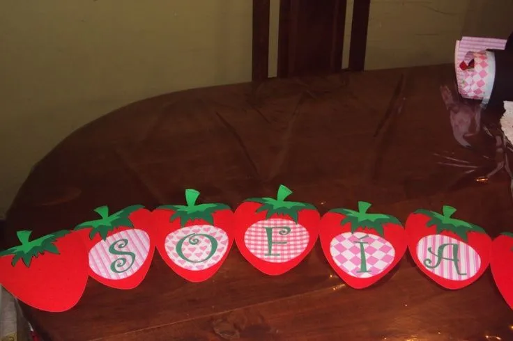 Centros de mesa para Sofía. Temática "Frutillitas" | Nuestras ... Centros de mesa para Sofía. Temática "Frutillitas" | Nuestras ...