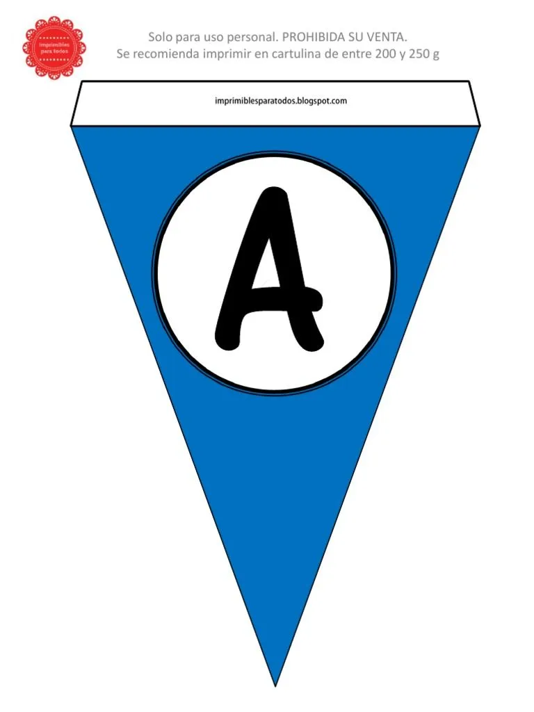 Banderines Azules Alfabeto | PDF | Comunicación escrita | Procesos industriales Banderines Azules Alfabeto | PDF | Comunicación escrita | Procesos industriales
