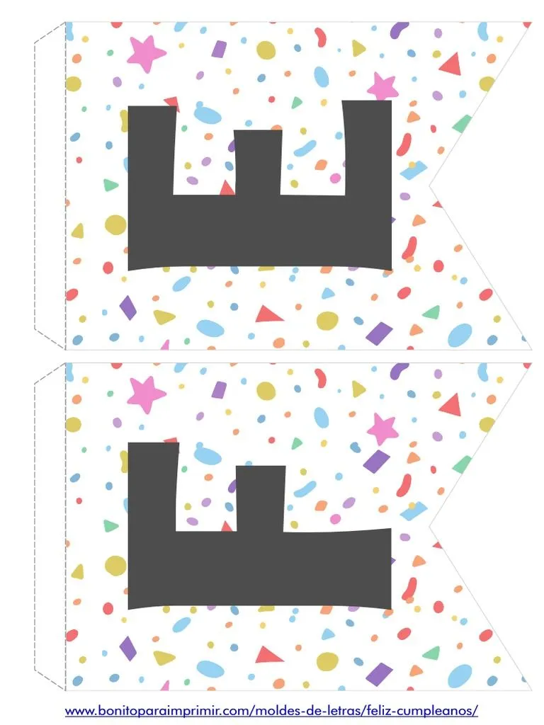 Banderines de Cumpleaños - Bonitoparaimprimir | PDF Banderines de Cumpleaños - Bonitoparaimprimir | PDF