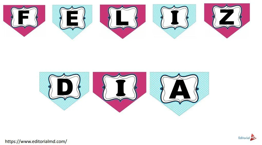 Banderines de Feliz Cumpleaños para imprimir pdf 2020 Banderines de Feliz Cumpleaños para imprimir pdf 2020
