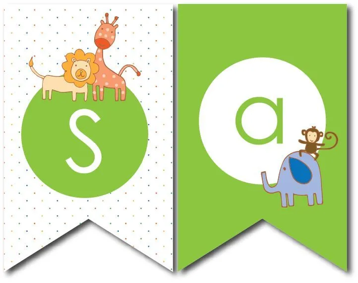 banderines fiesta animales de la selva | fiesta selva | Pinterest ... banderines fiesta animales de la selva | fiesta selva | Pinterest ...