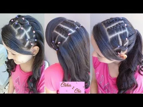 Peinados con Banditas Elasticas (Cauchitos/Ligas - Parte 1 ... Peinados con Banditas Elasticas (Cauchitos/Ligas - Parte 1 ...