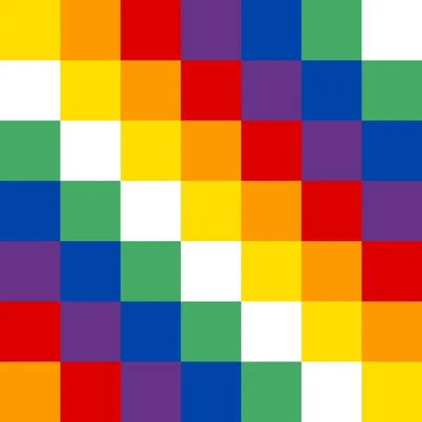 Banner of the Kunti Suyu. Aymaran wiphala. | Art Class- Argentina ...