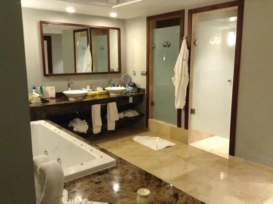 Baño muy amplio con jacuzzi y ducha y wc separados: fotografía de ...