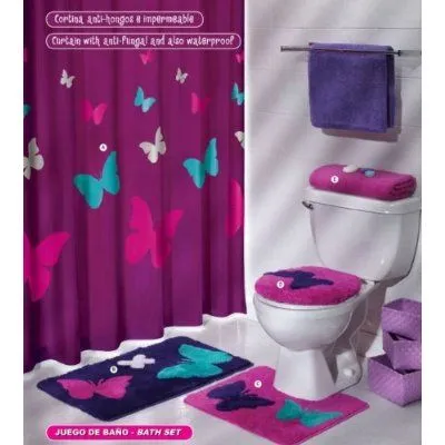 BAÑO DECORADO CON MARIPOSAS : BAÑOS: Fotos de baños - Videos de ...