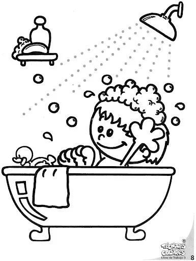 el baño dibujo 25