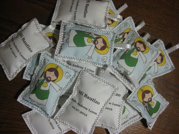 Baptism favors printed sachets - first communion favors ...