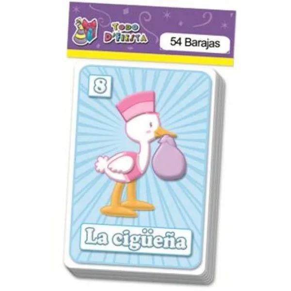 Baraja para Loteria Baby Shower