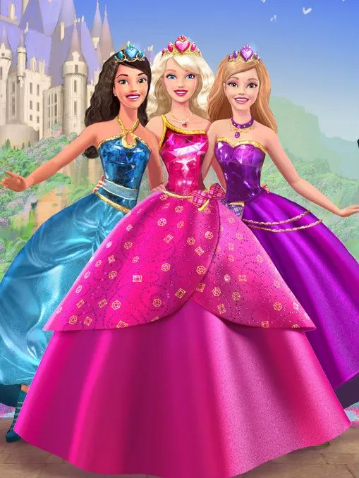 Barbie and her friends - Barbie Princess Charm School Photo ...